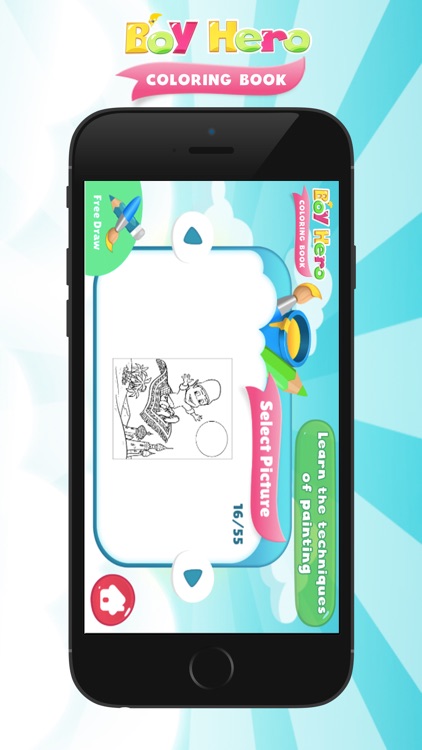 Boy Hero Coloring Book screenshot-4