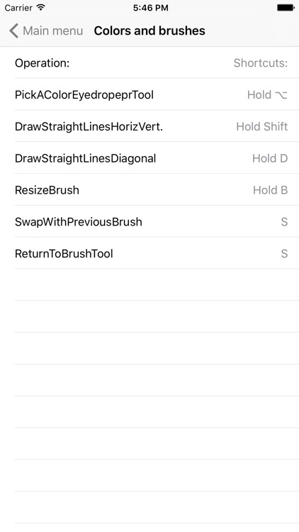 Shortcuts for SketchBook Pro screenshot-4