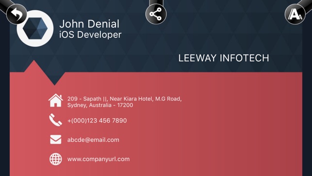 Business Card Creator - Quickly Create and Design Your Visit(圖4)-速報App