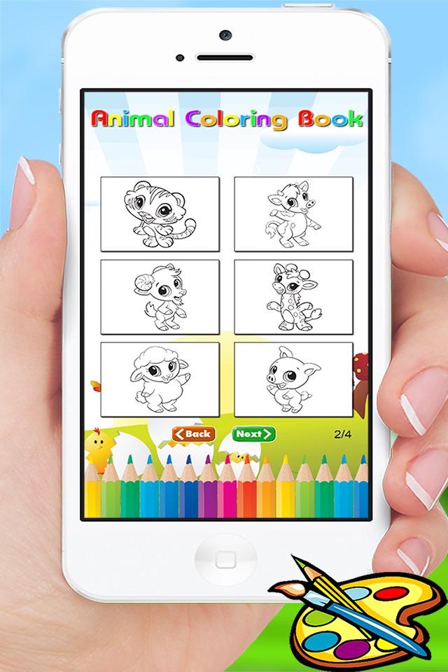 Animal Coloring Book - Drawing for kids and kindergarten screenshot 2