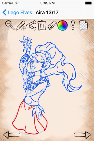 Draw And Paint Lego Elves Edition screenshot 3