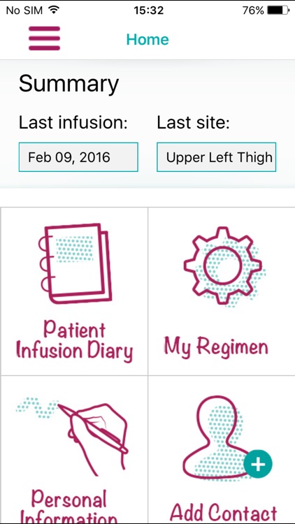 Hizentra▼ Patient Infusion Diary