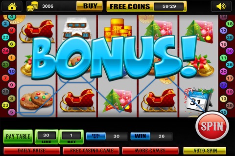 Christmas Shiver Slots - Play Lucky Casino : Real Fun Slot Machines Free! screenshot 4