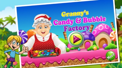 How to cancel & delete Granny's Candy & Bubble Gum Factory Simulator - Learn how to make sweet candies & sticky gum in sweets factory from iphone & ipad 1