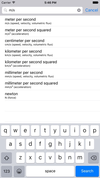 Scientific Unit Converter screenshot-3