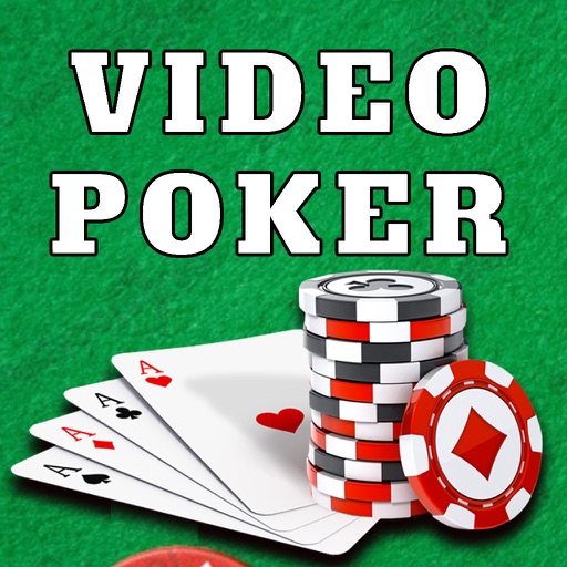 Video Poker with Full of Coins & Big Win Icon