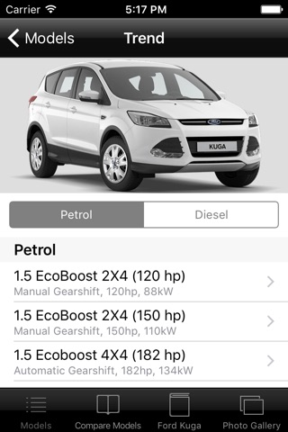 CarSpecs Ford Kuga II 2012 screenshot 2