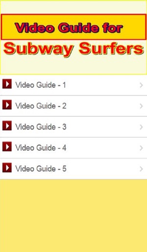 Video Guide for Subway Surfers screenshot