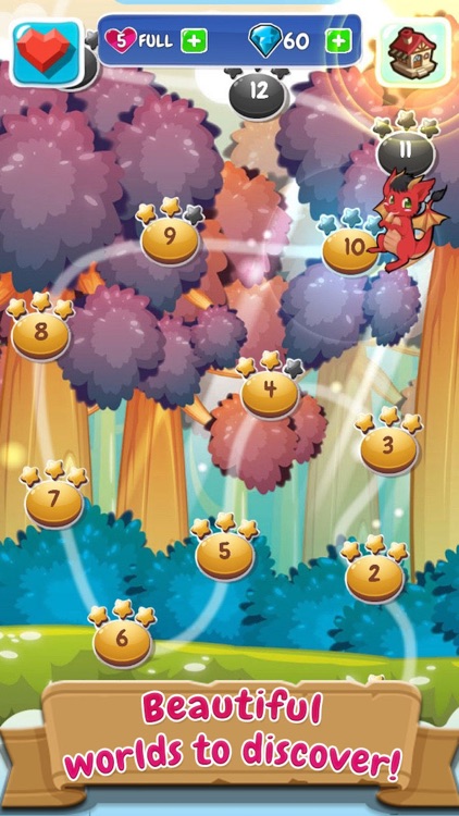 Bubble Crush Dragon - Free Cute Match 3 Shooter