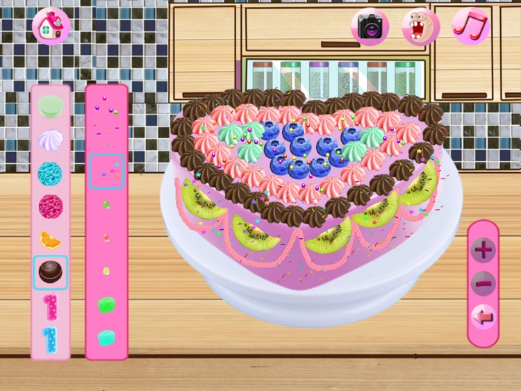 Cream Cake Maker:Cooking Games For Kids-Juice,Cookie,Pie,Cupcakes,Smoothie and Turkey & Candy Bakery Story HD