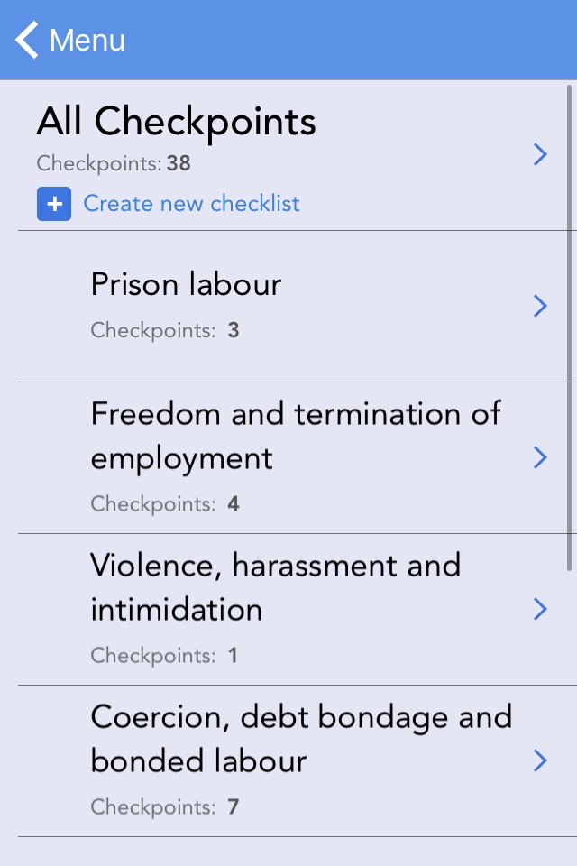 Eliminating and Preventing Forced Labour: Checkpoints screenshot 2