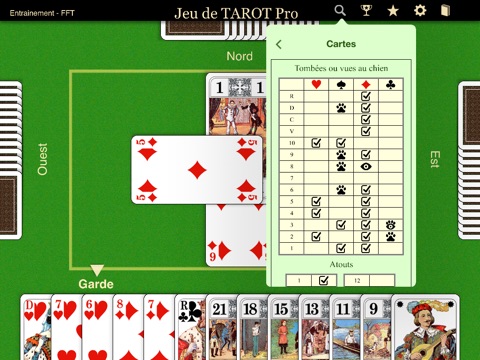 Jeu De Tarot Pro for iPad screenshot 4