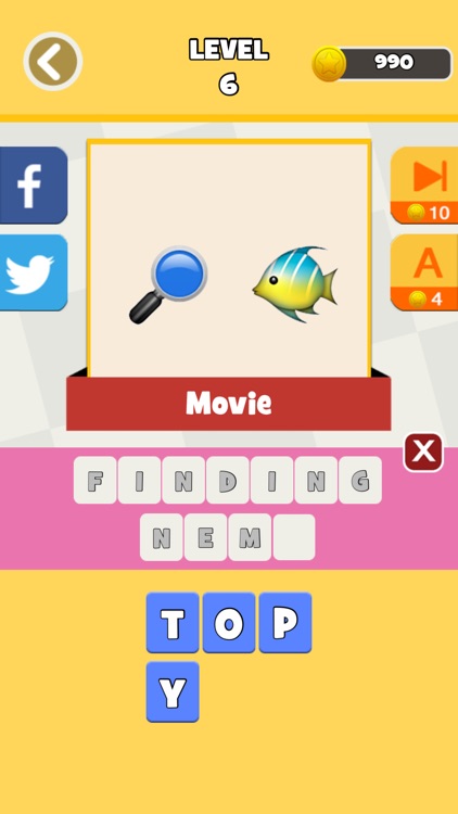 QuizPop Mania! Guess the Emoji Movies and TV Shows - a free word guessing quiz game screenshot-4