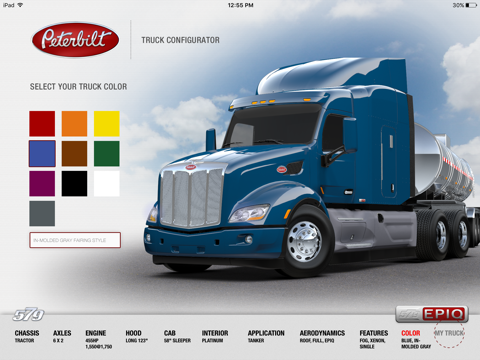 Peterbilt 579 Truck Configurator screenshot 4