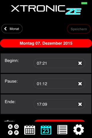 XTRONIC Zeiterfassung screenshot 4