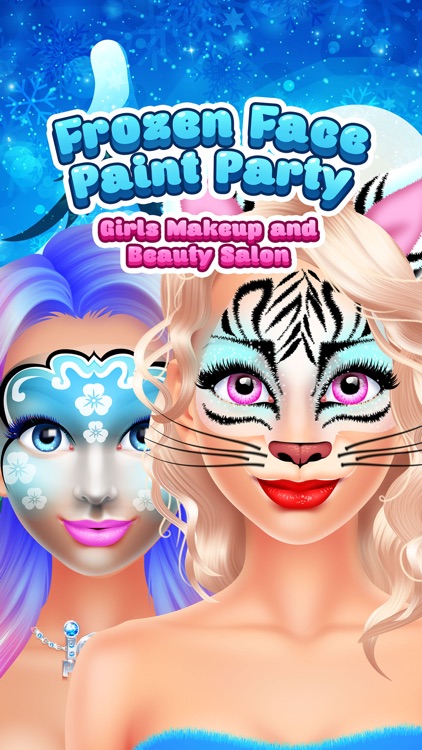 Frozen Face Paint Party - Kids Christmas Games Spa