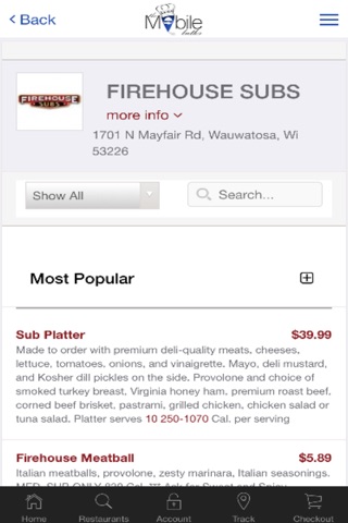 The Mobile Butler Restaurant Delivery Service screenshot 3