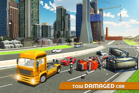 Car Tow Truck 3D – Heavy towing crane simulation screenshot 3