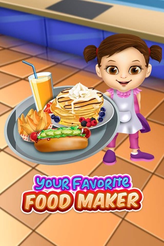 Dina's Food Lunch Maker Salon - Dessert Cake Making & Pancake Cooking Games for Girls & Boys! screenshot 2