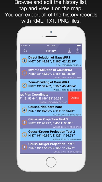 Gauss Projector - Gauss-Kruger Projection