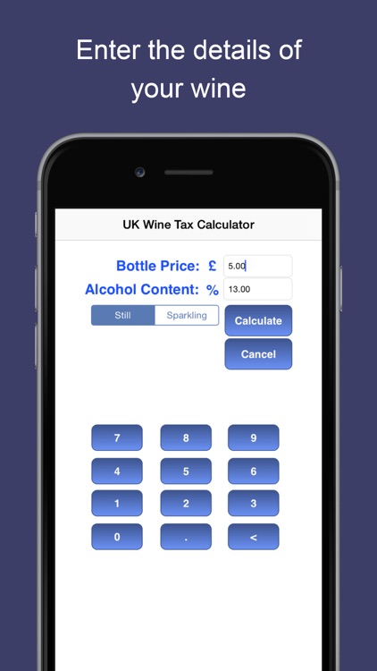 UK Wine Tax Calculator