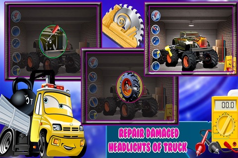 Truck Repair Shop – Mechanic Car garage & makeover game for kids screenshot 3