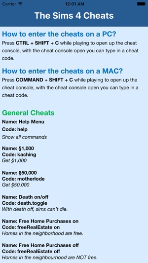 Cheats For The Sims 4 - FREE