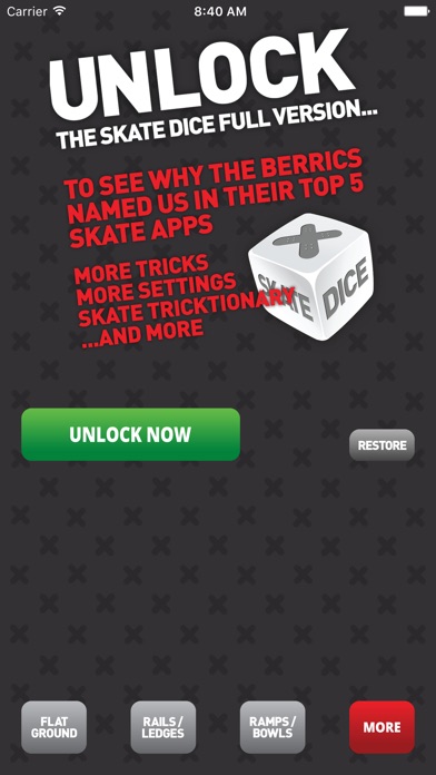 Skate Dice Free screenshot1