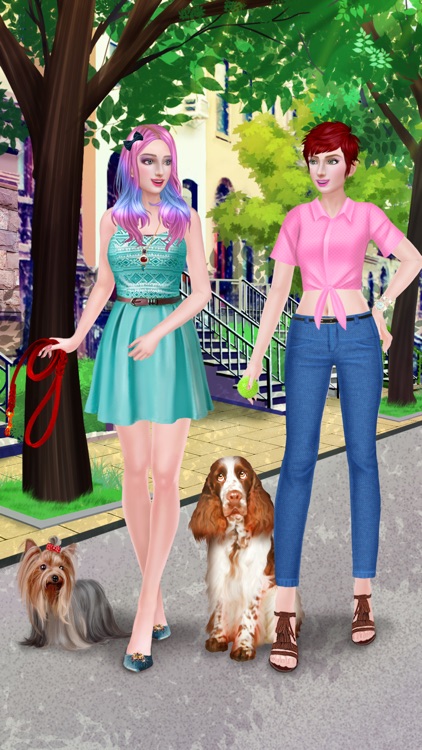 Fun with Pets: BFF Beauty Salon Day - Spa, Makeup & Dressup Makeover Game for Girls