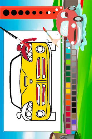 Vehicle Coloring Book - All In 1 Car Draw Paint And Color Pages Games For Kids screenshot 4