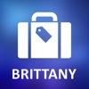 Brittany, France Detailed Offline Map