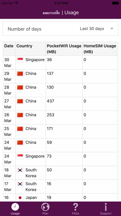execMobile PocketWifi