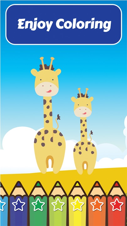 【图】Coloring My Cute Wild Animals for Preschool boy and girl(截图3)