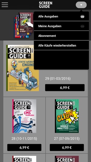 SCREENGUIDE: Das Magazin für Web-Professionals & Designer(圖2)-速報App