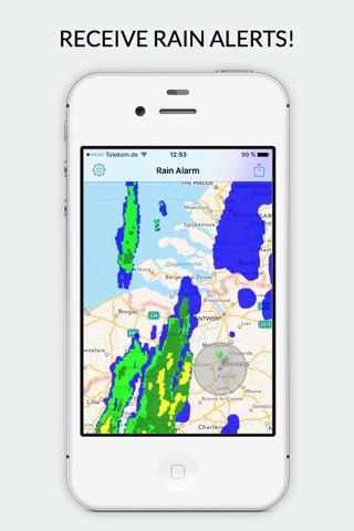 Rain Alarm Live Weather Radar screenshot 2