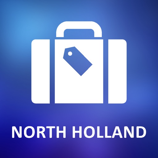 North Holland, Netherlands Detailed Offline Map