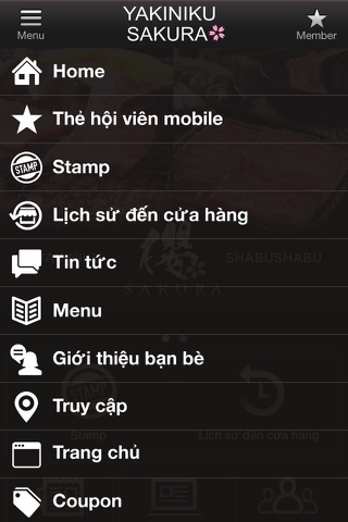 Sakura Thịt nướng Nhật Bản screenshot 2