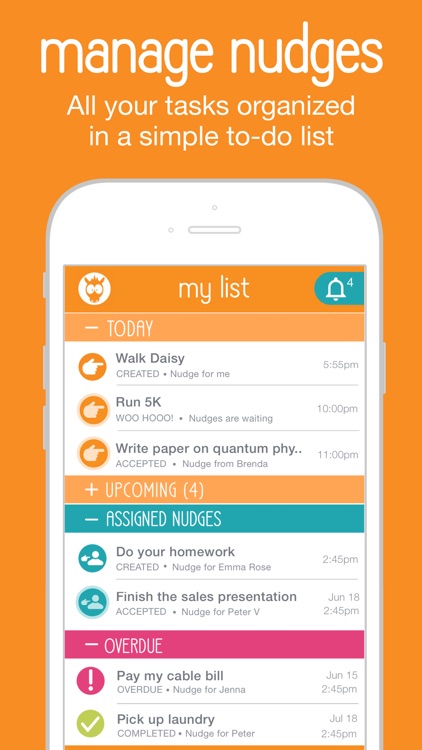Nudgy - Reminders, Tasks, To-Do List & Motivation screenshot-0