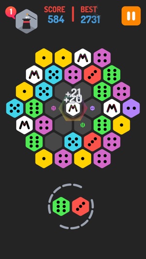 Merge Blocks - Merging hexagon puzzle fun game, rotate and m(圖4)-速報App