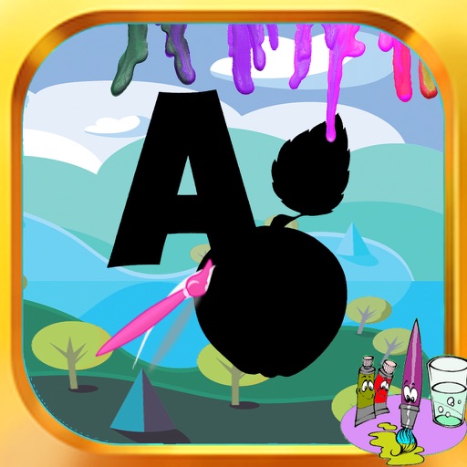 Paint Book Page Game Abc Cast Edition icon