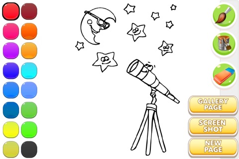 Funny Sky Coloring Book screenshot 2