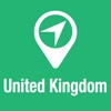 BigGuide United Kingdom Map + Ultimate Tourist Guide and Offline Voice Navigator