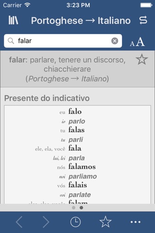 Ultralingua Italian-Portuguese screenshot 2