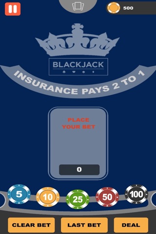 Royal Blackjack 21 - Classic Casino Game screenshot 3