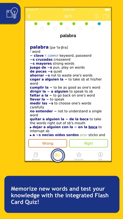 Barron’s Spanish-English Bilingual Dictionary screenshot-4