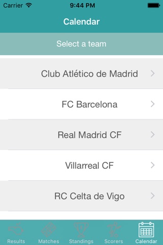 InfoLeague - Spanish Liga screenshot 4
