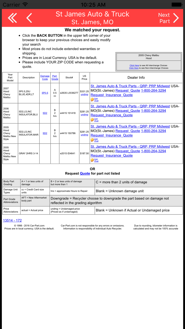 St James Auto  Truck Parts - St. James, MO