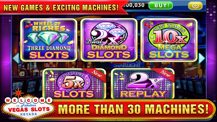 Vegas Slots - Play Las Vegas Casino Slot Machines! screenshot-4