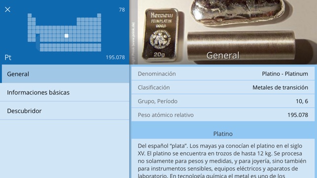 merck tabla peridica de los elementos en app store - Tabla Periodica De Los Elementos Quimicos En Espanol merck tabla peridica de los elementos en app store - Tabla Periodica De Los Elementos Quimicos En Espanol