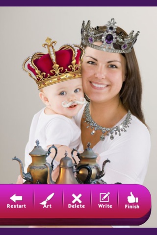 Baby Royals - Adds Royal Accessories to Photos screenshot 2